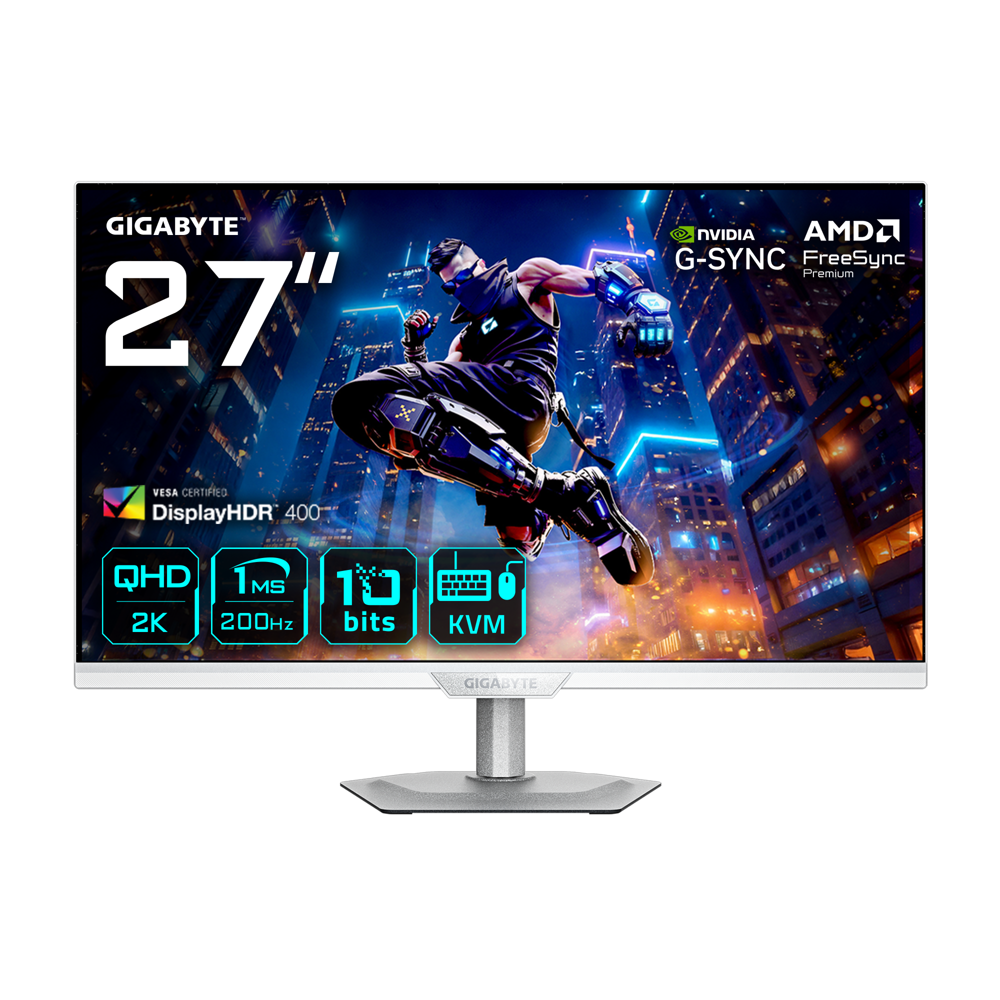 Монітор ігровий Gigabyte M27Q2 QD ICE Gaming Monitor